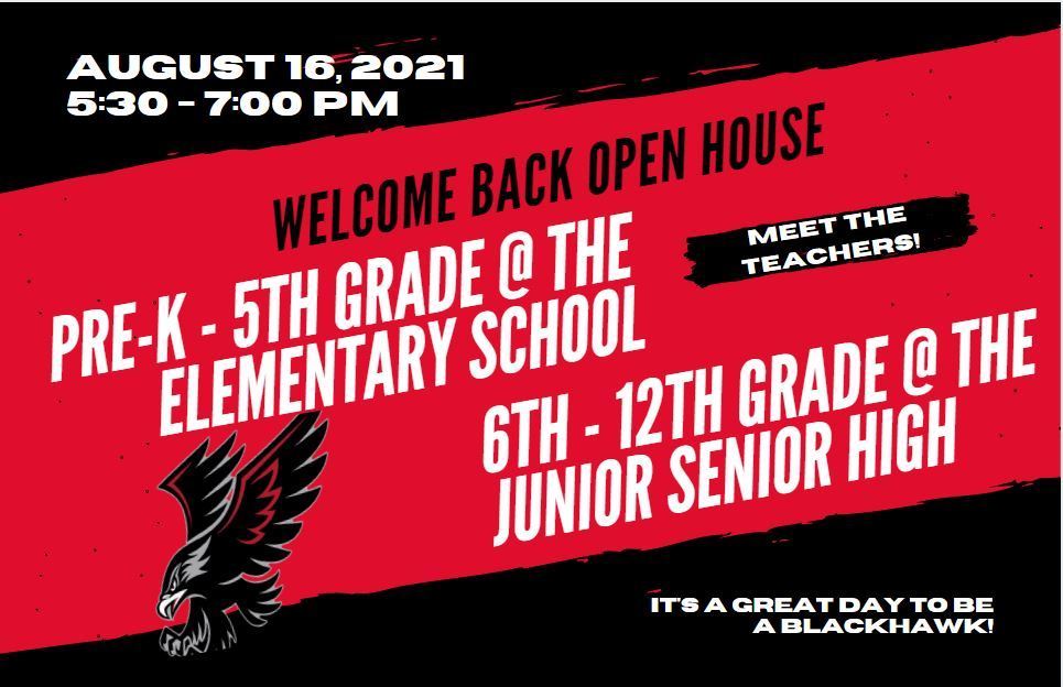 Open House on August 16th, 2021